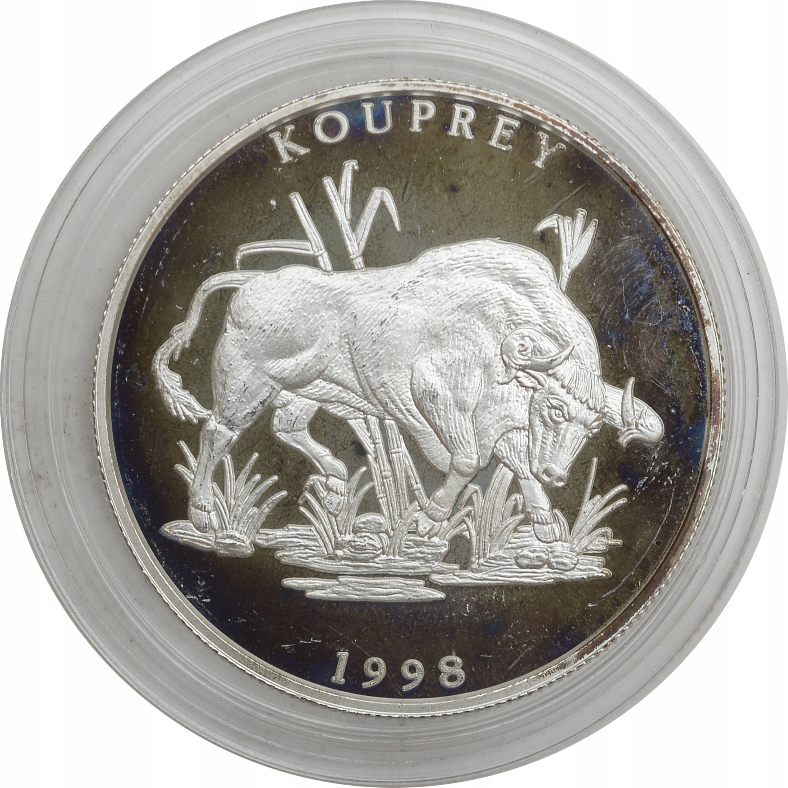 8.LAOS, 500 KIP 1998 KOUPREY - WÓŁ