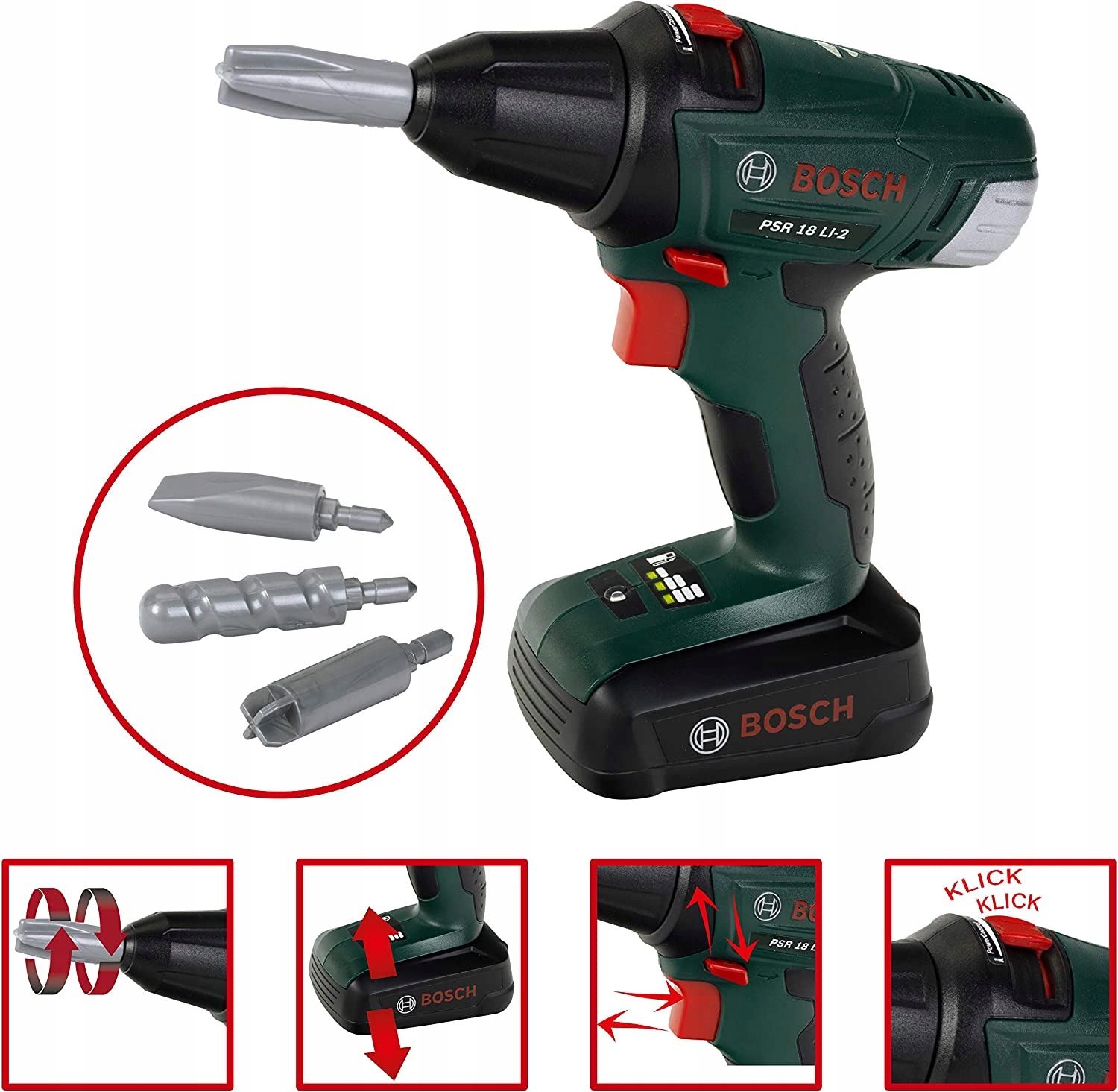 Klein 8593 Bosch zestaw budowlańca piła wkrętarka Kod producenta Theo Klein 8593