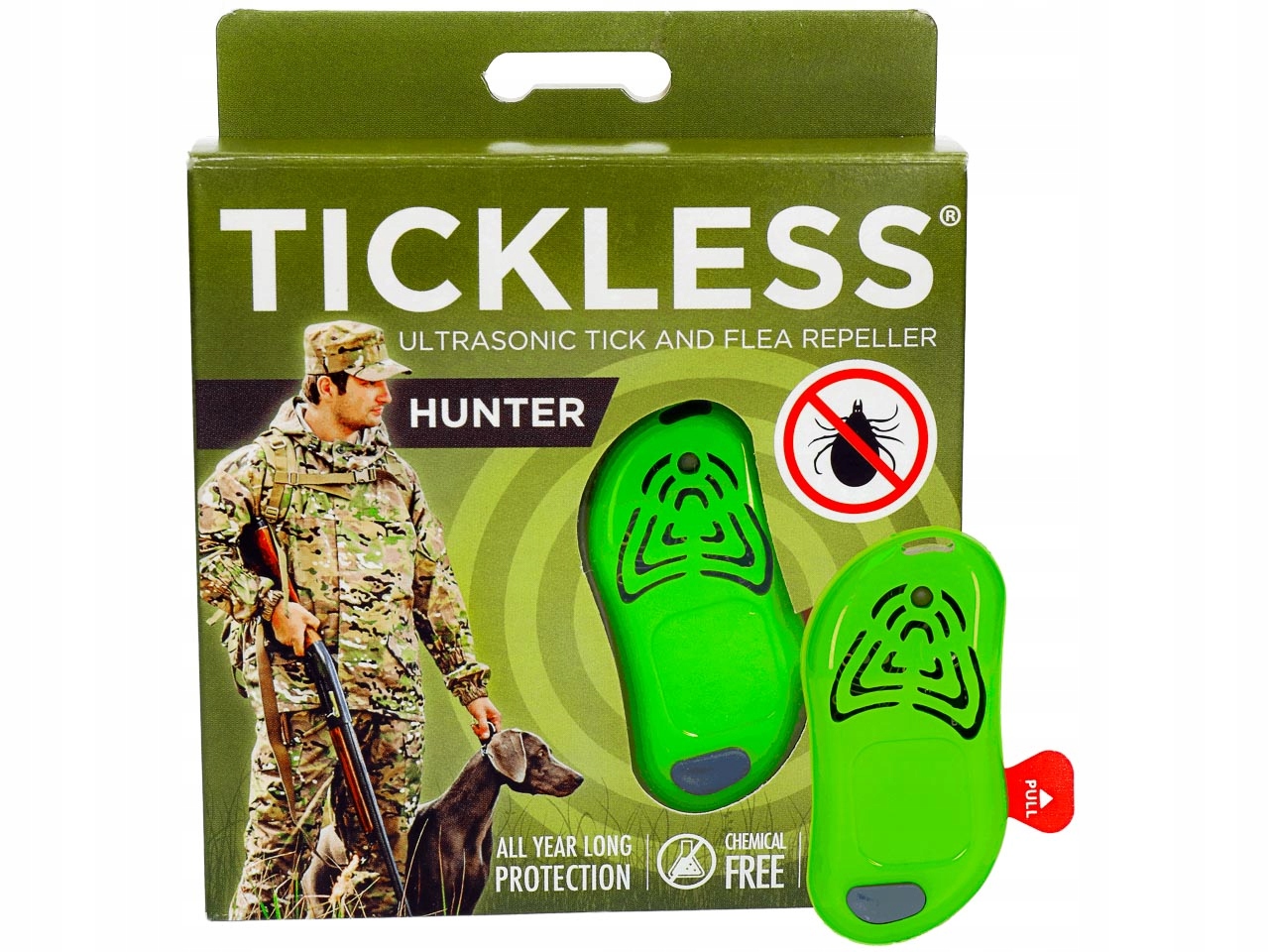 Odpuzovač klíšťat Tickless Hunter Green
