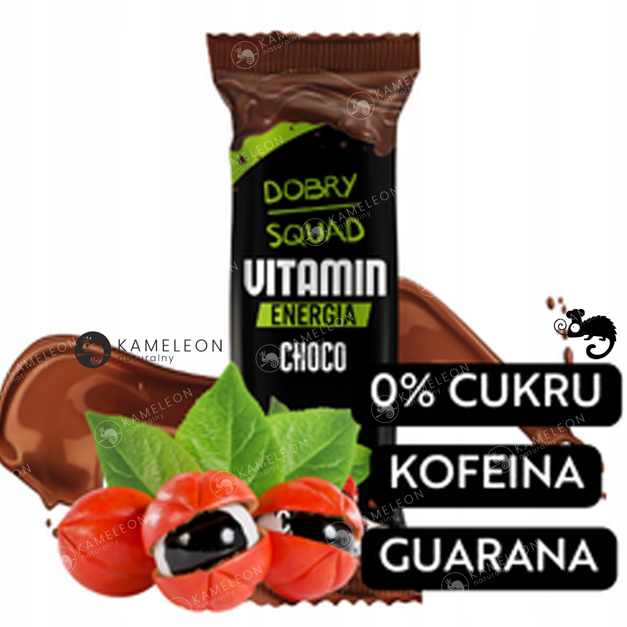 BATON WITAMINOWY bez cukru VITAMIN DOBRY SQUAD zestaw mix smaków 4x40g 160G EAN (GTIN) 5907694952316