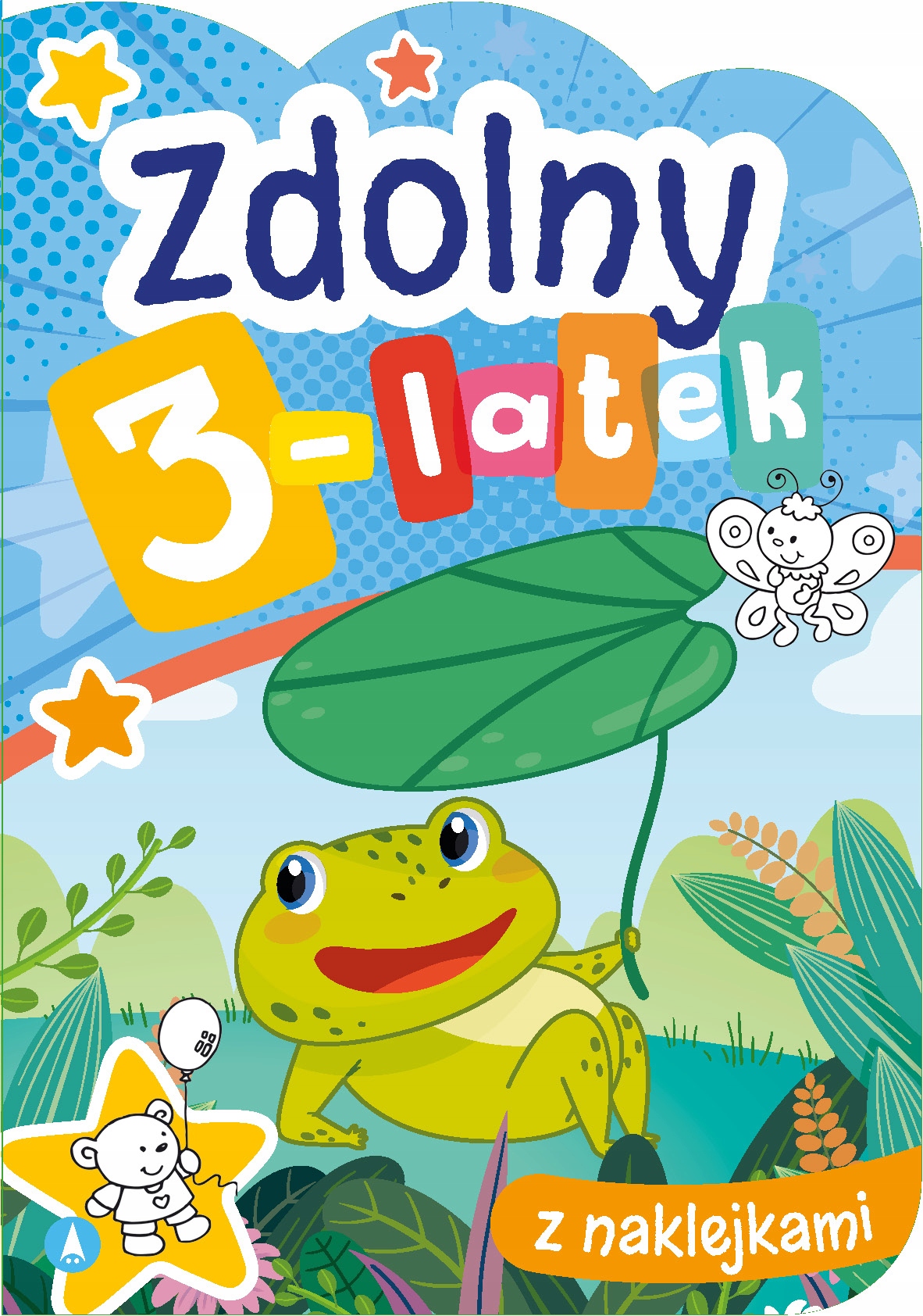 

Zdolny 3-latek Naklejki zadania nauka dla 3+