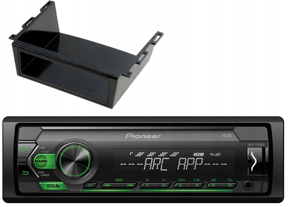 Pioneer MVH-S120UBG autorádio MP3 závesné pre traktor a rýpadlo