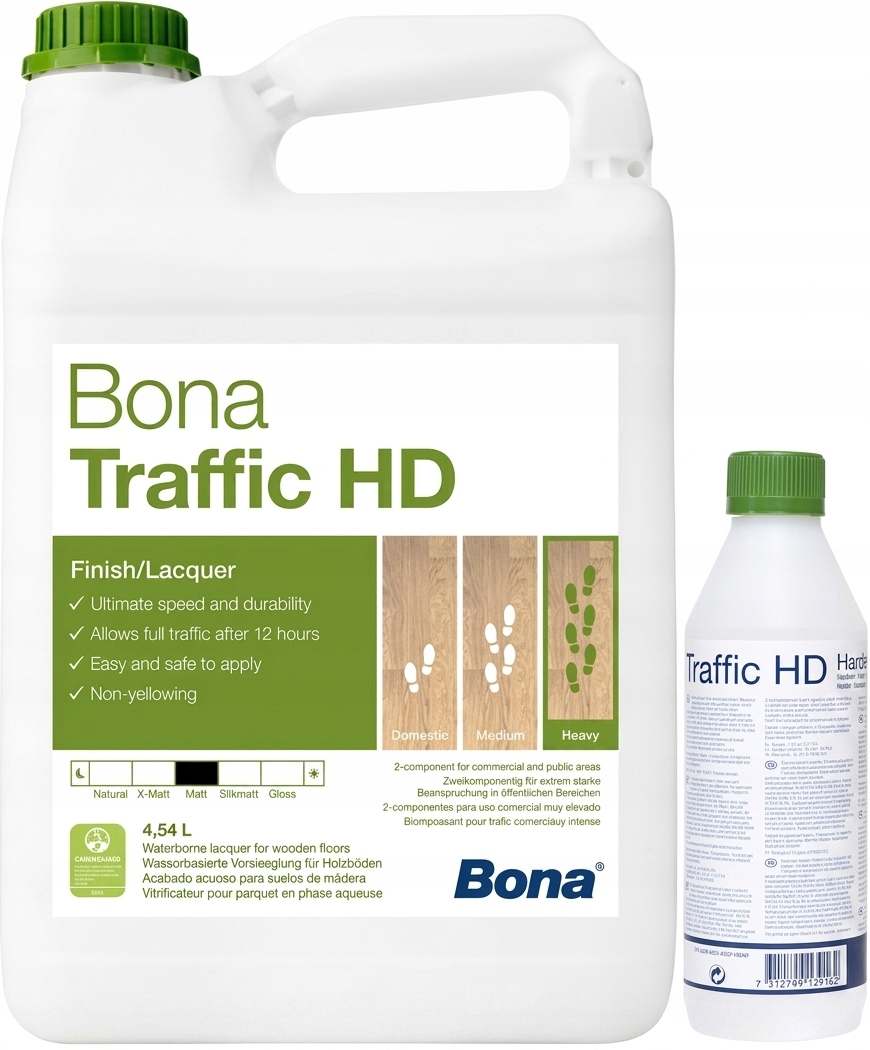 Bona Lak Traffic Hd 4.95L tužidlo Mat na dřevěné podlahy