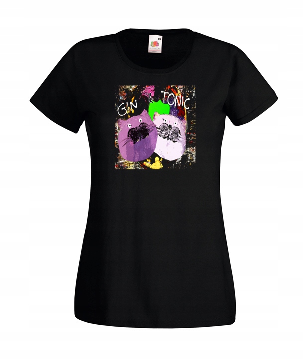 

XXL Koszulka Damska Koty Soft Kitty Śmieszne Wzory