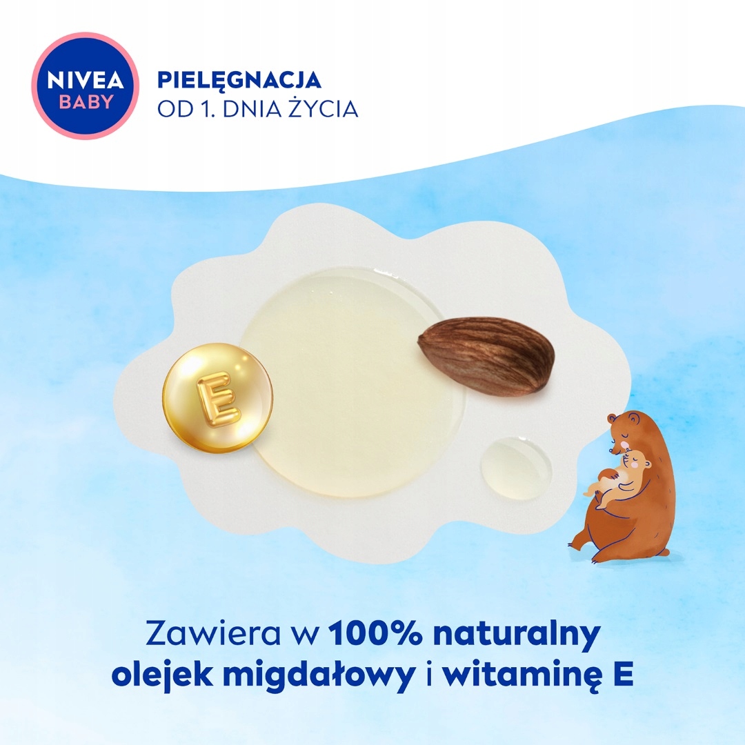 NIVEA BABY Oliwka pielęgnacyjna do ciała 200ml Marka Nivea Baby
