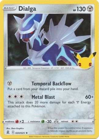 Dialga 020/025 Rare Holo