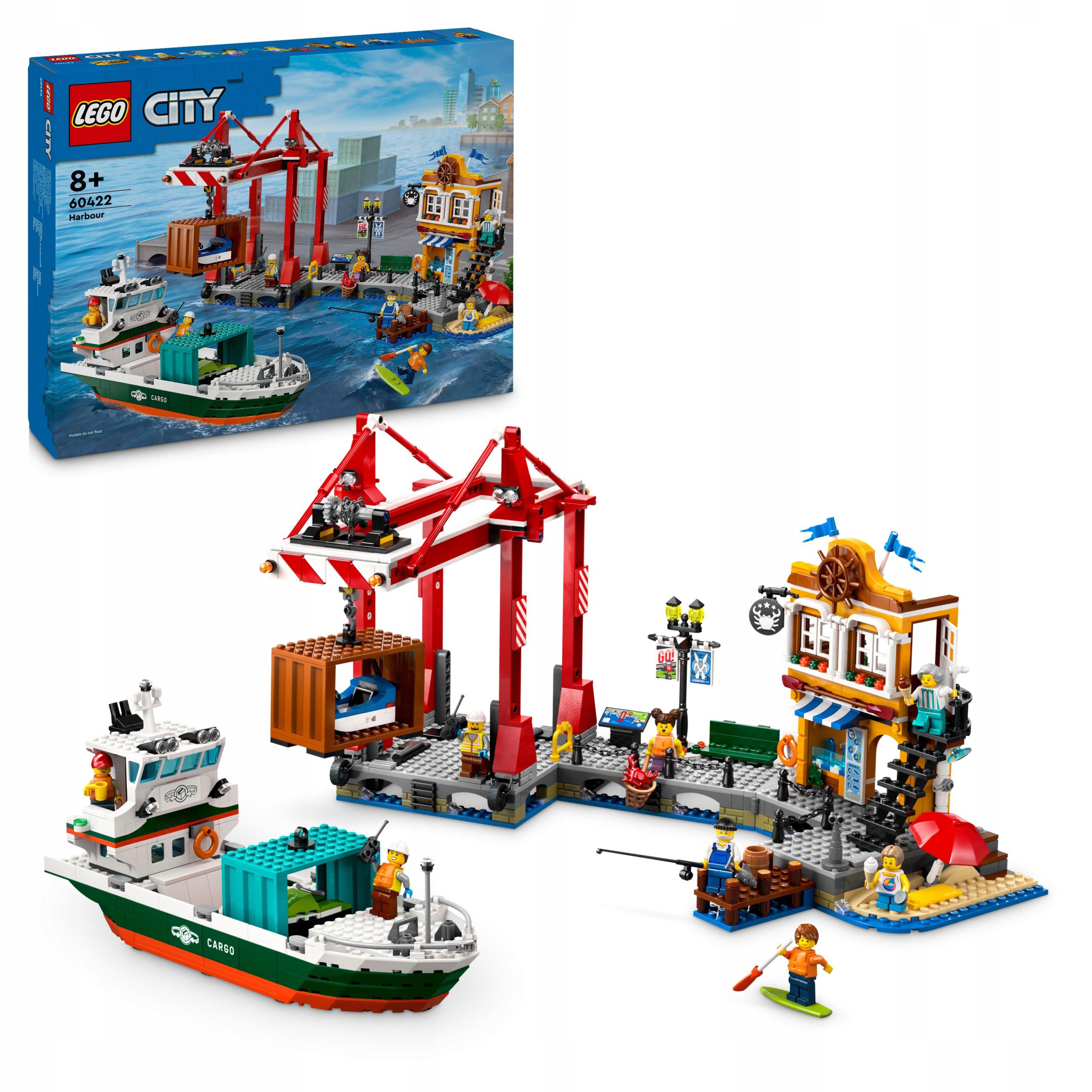 stavebnice Lego City 60422 Pobřežní přístav s nákladní lodí