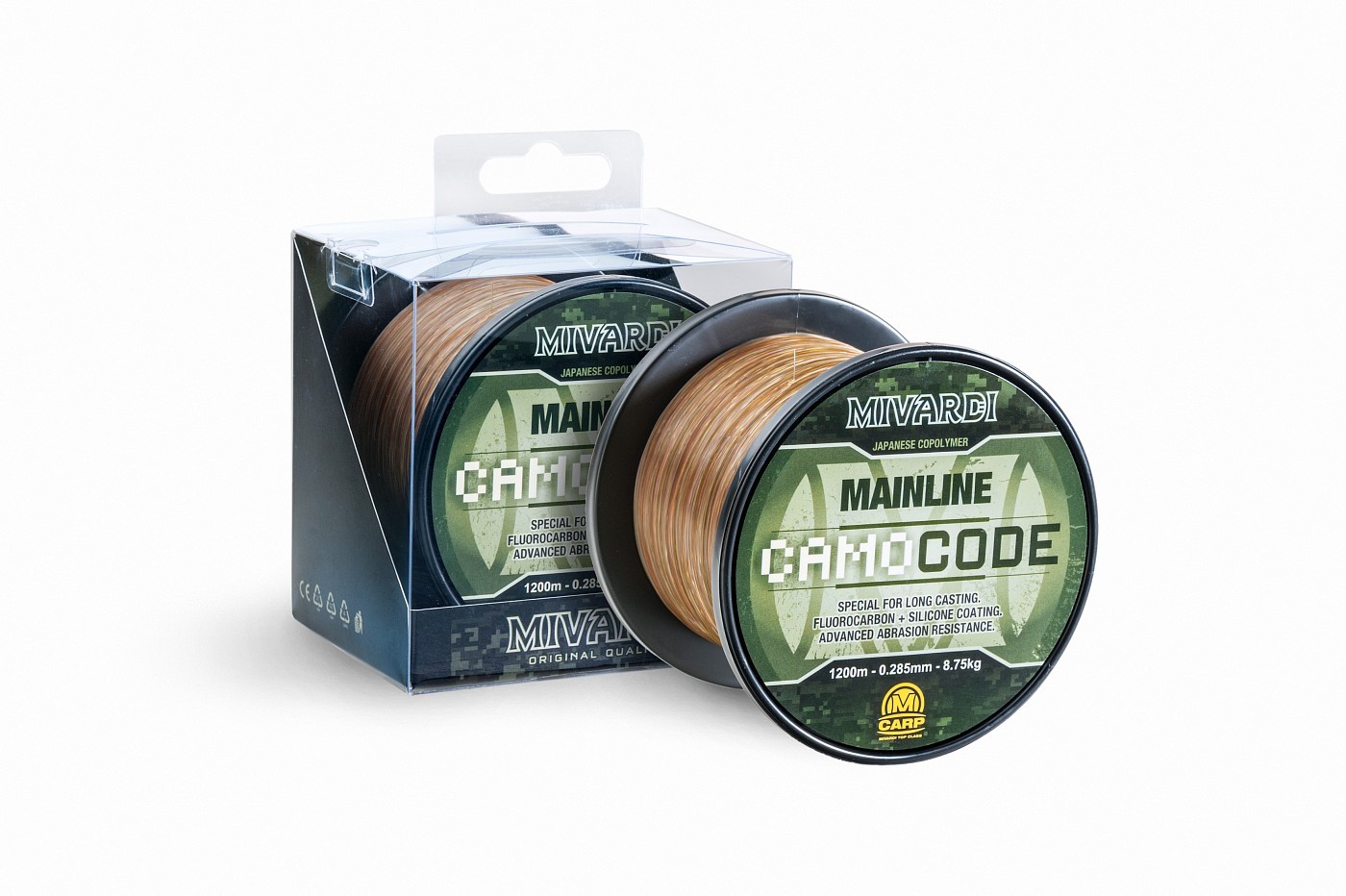Mivardi Żyłka Karpiowa CamoCODE Mainline 0,325 mm 1200 m