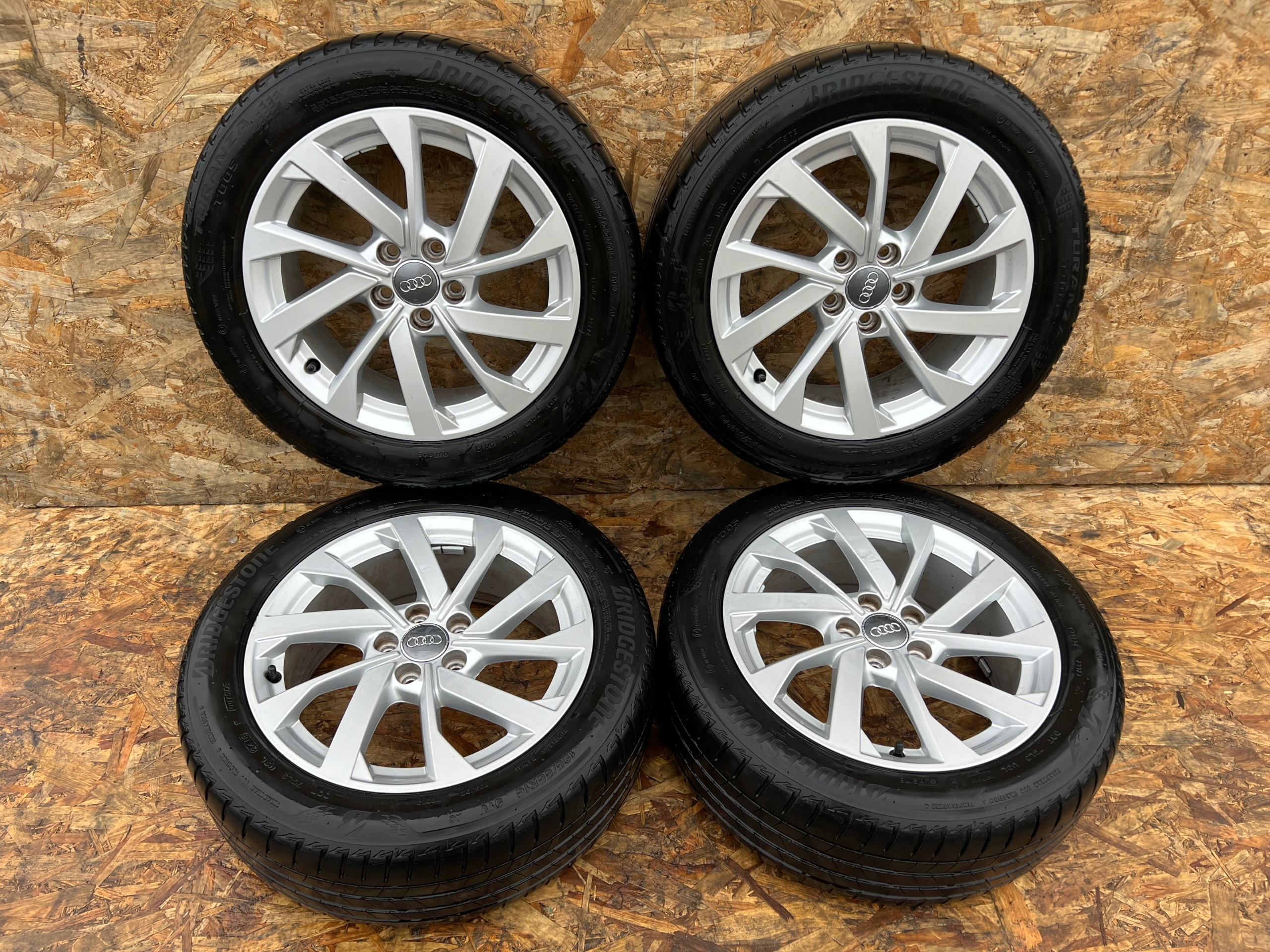 wheels discs AUDI A1 82A BRIDGESTONE 6.5Jx16 ET40 195/55 R16