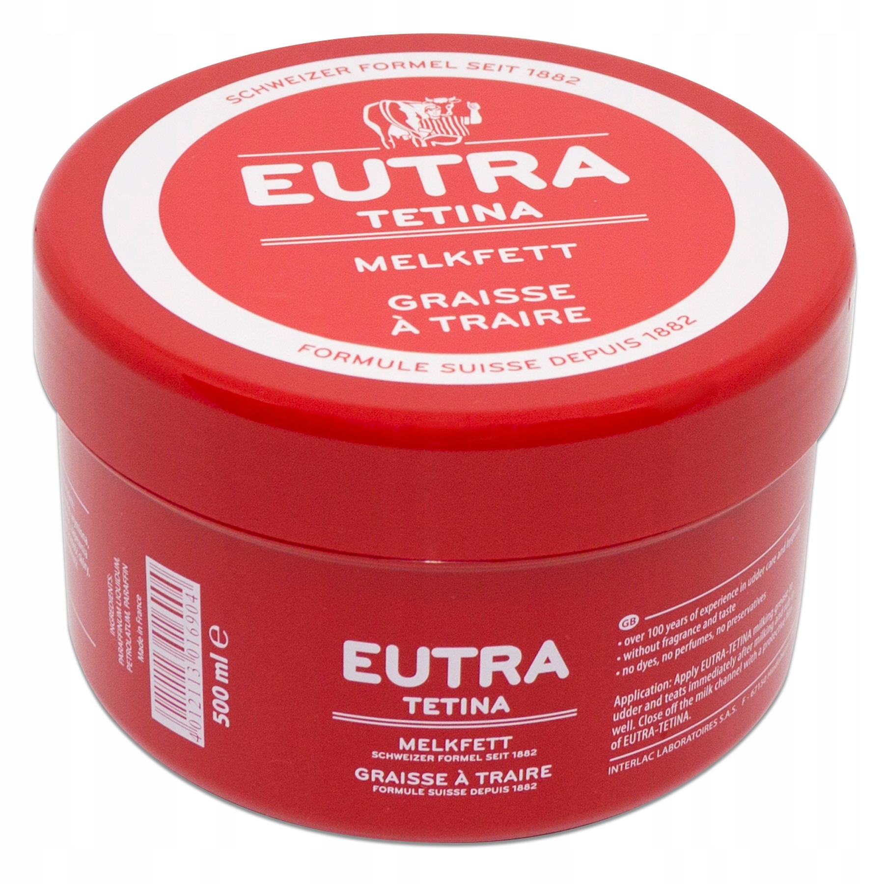 EUTRA MELKFEET TETINA KREM, MAŚĆ DO WYMION 500ml