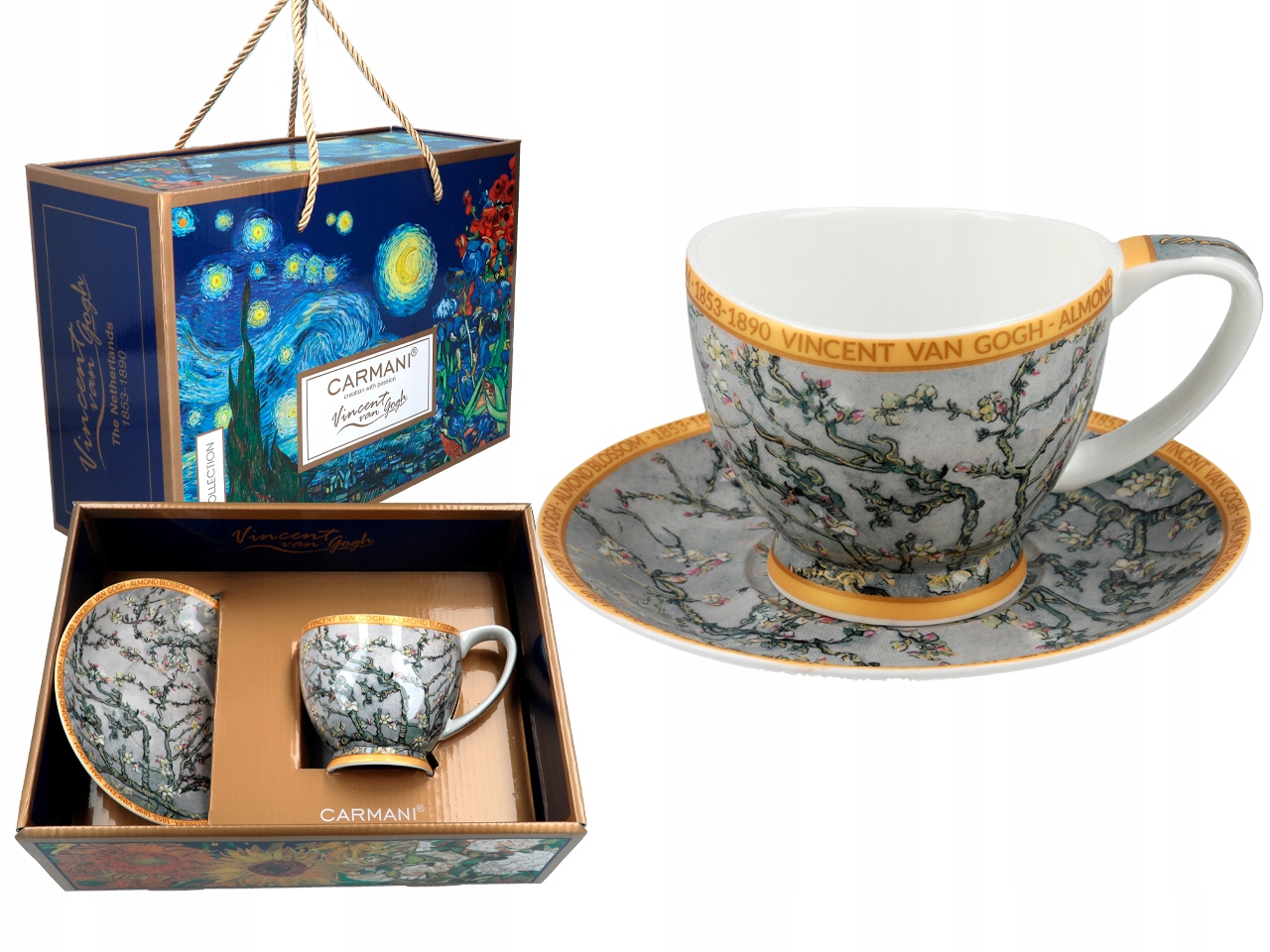 

Filiżanka ze spodkiem V Gogh Kwitnący Migdałowiec