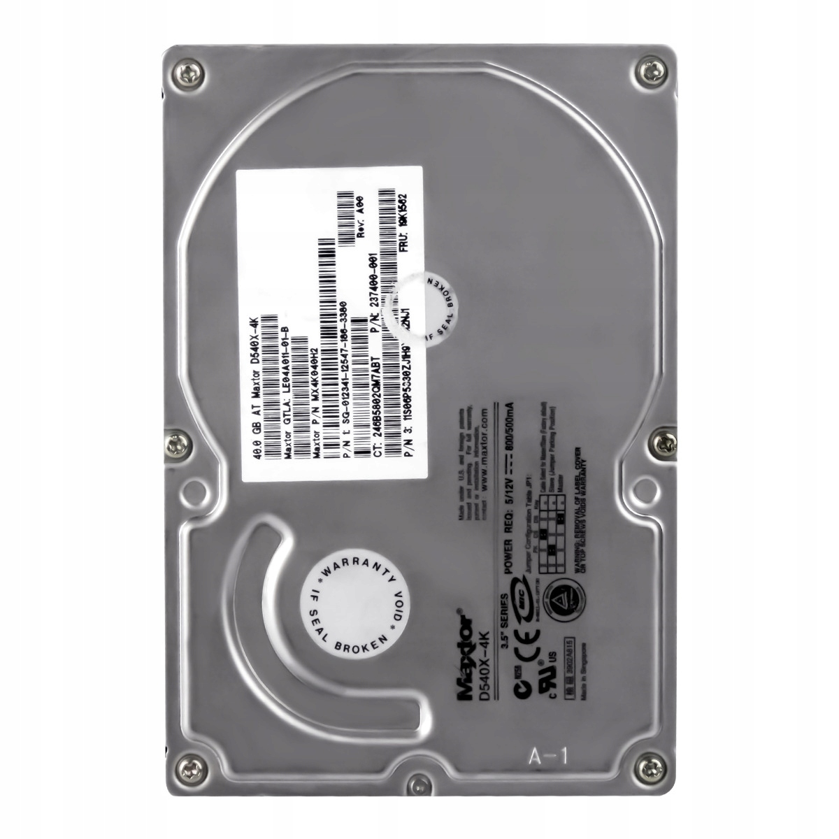 Maxtor D540X-4K 40GB 5.4K 2MB Ata 3.5'' MX4K040H2