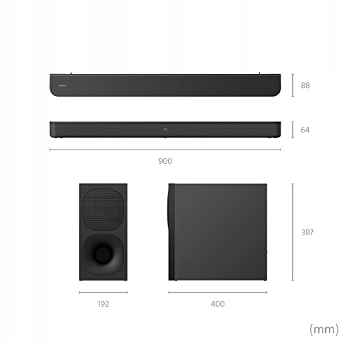 SONY HT-S400 Soundbar 2.1 330W Z Subwooferem Bluetooth Dolby Digital — miniatura 3