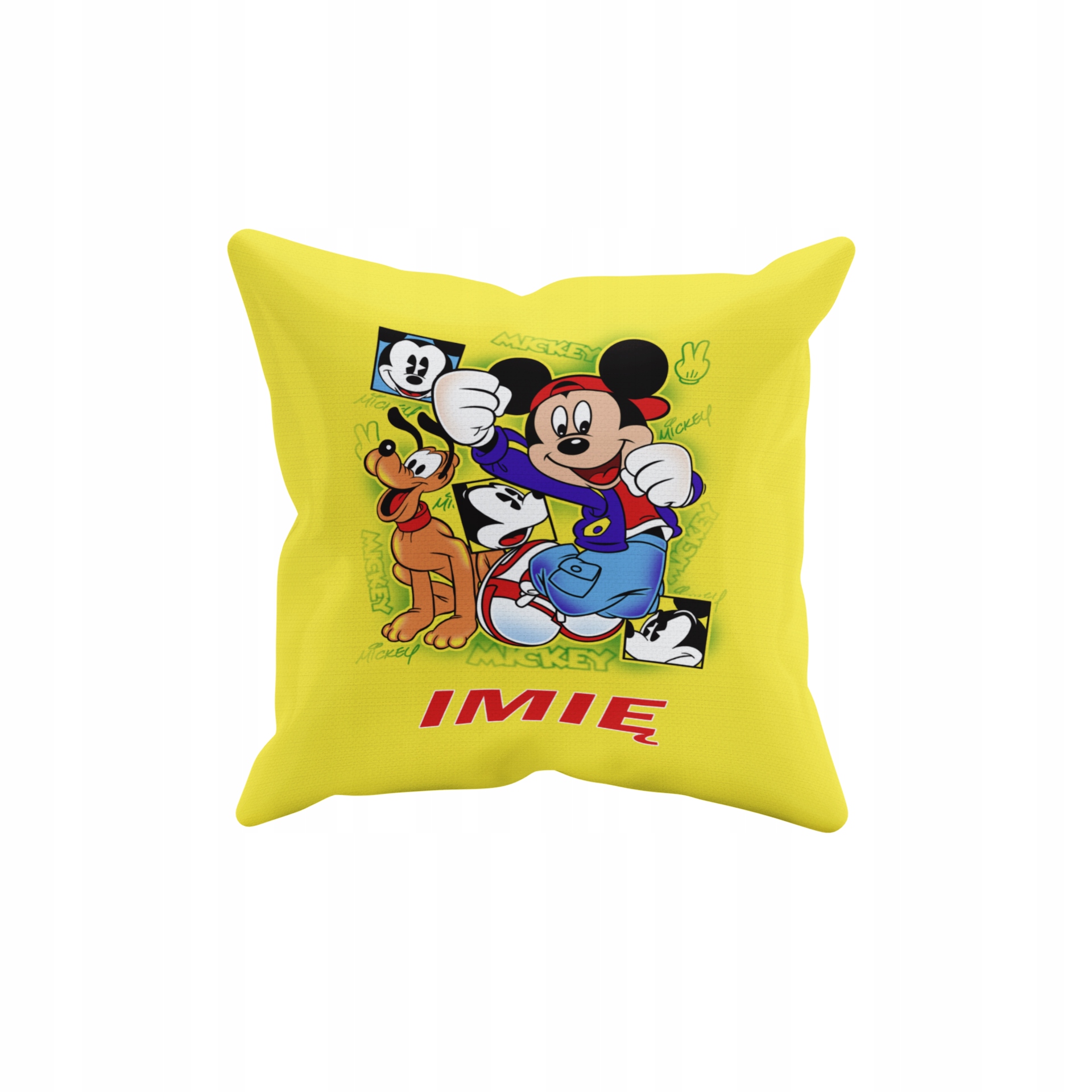 POSZEWKA NA PODUSZKĘ JAŚKA DO PRZEDSZKOLA MYSZKA MICKEY + IMIĘ GRATIS Waga produktu z opakowaniem jednostkowym 0.5 kg
