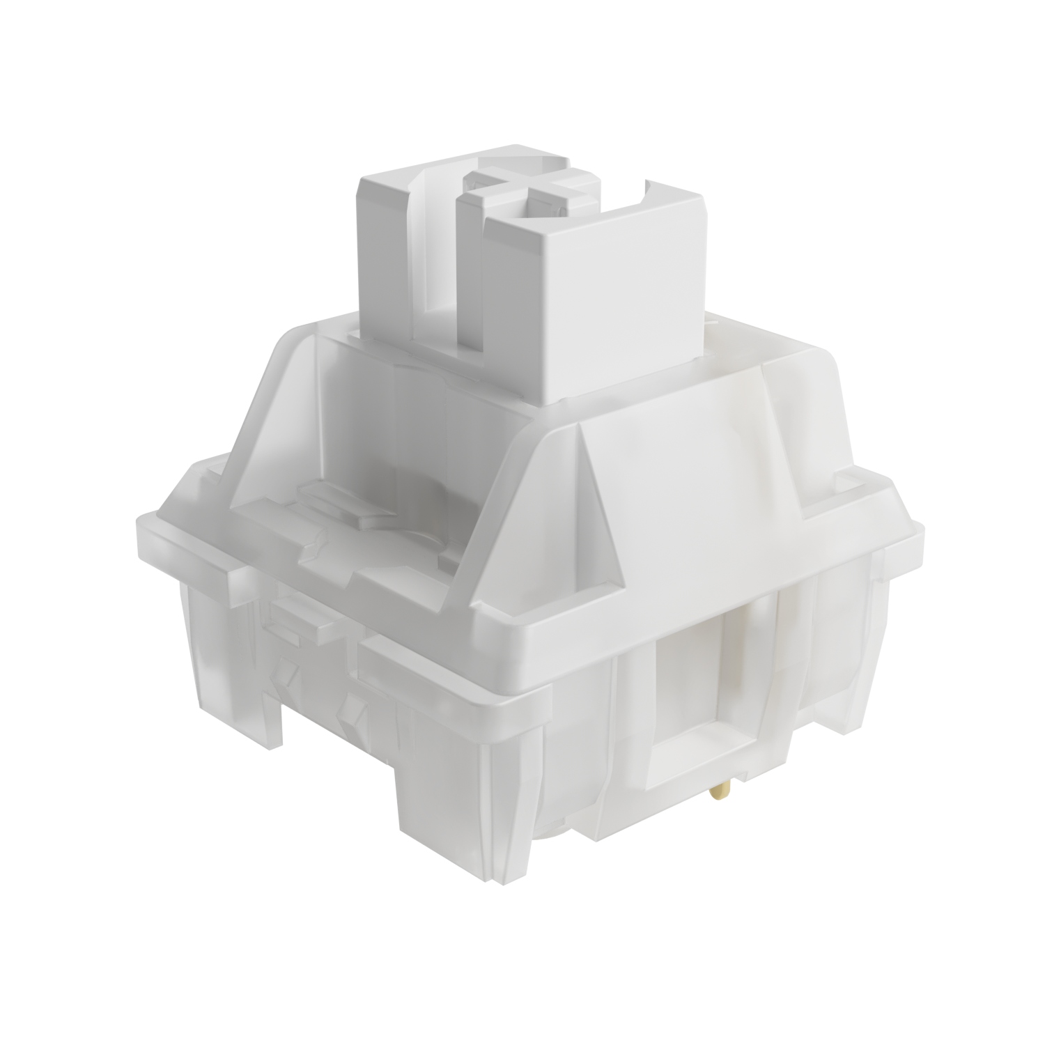 Przełączniki do klawiatury mechanicznej 45szt Switche Cs Jelly White Biały