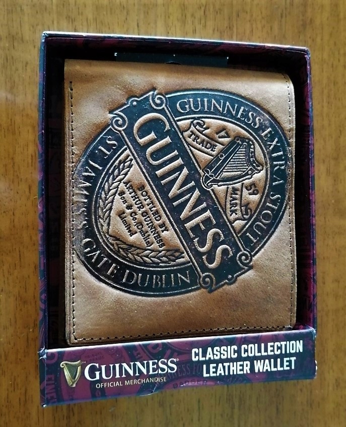 Guinness Classic peněženka z přírodní kůže hnědá A10