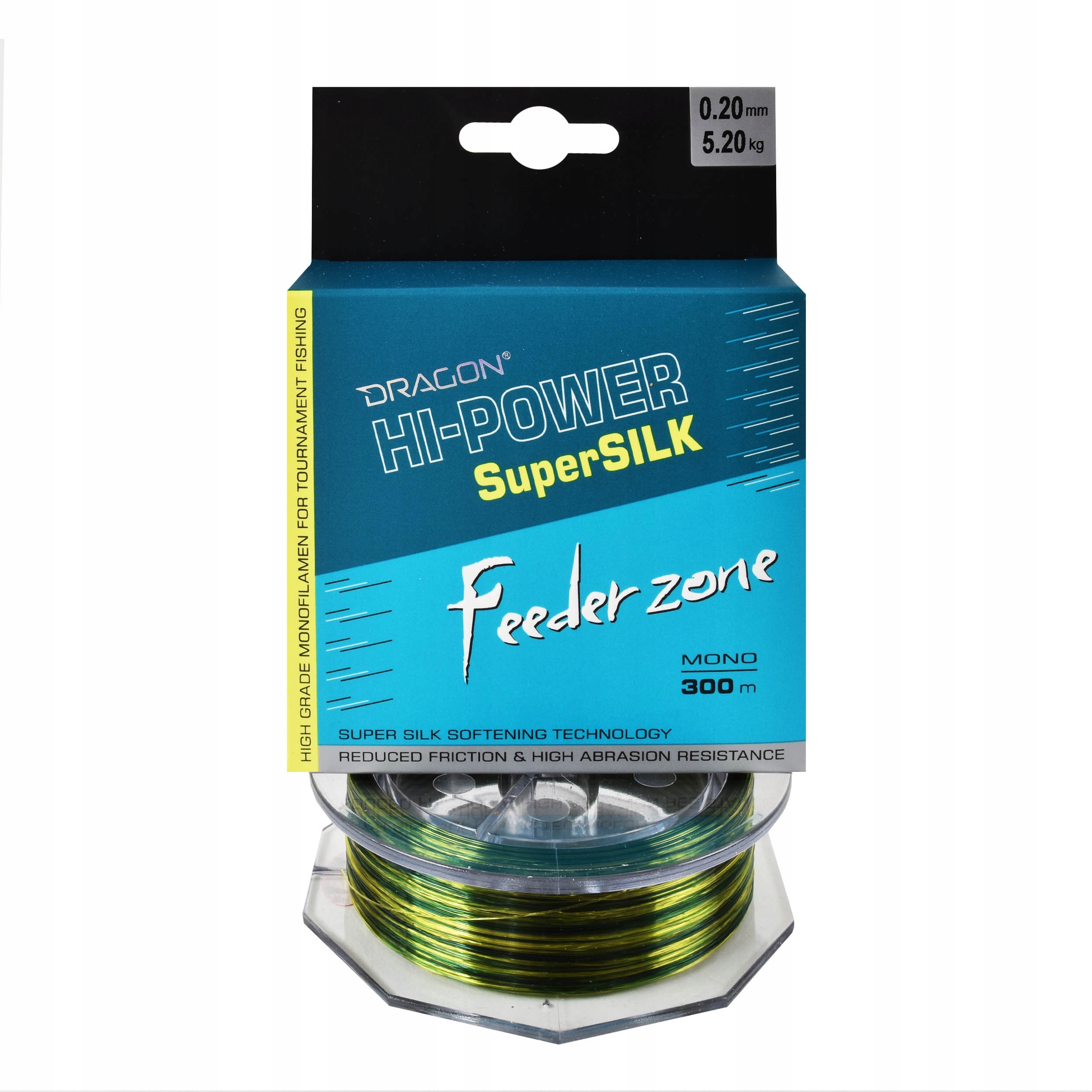 Żyłka feederowa Dragon Hi-Power SuperSILK Feeder 0.20mm 300m 5,20kg 1szt.