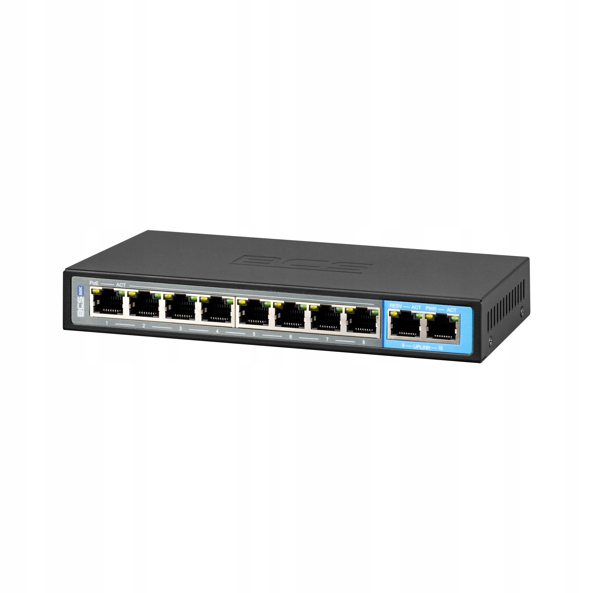 

Switch PoE do 8 kamer Ip BCS-B-SP0802