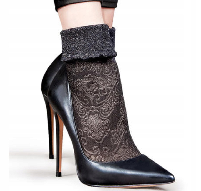 SKARPETKI DO SZPILEK MODNE WZORZYSTE LORES ASTRO