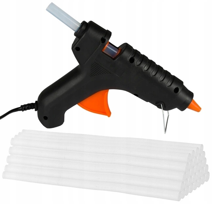 PISTOLET KLEJU KLEJARKA KLEJENIA GORĄCO+22 KLEJE