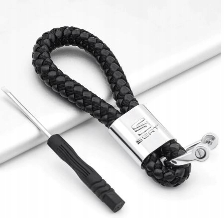 Seat Brelok Breloczek Brelok Pleciony Skóra