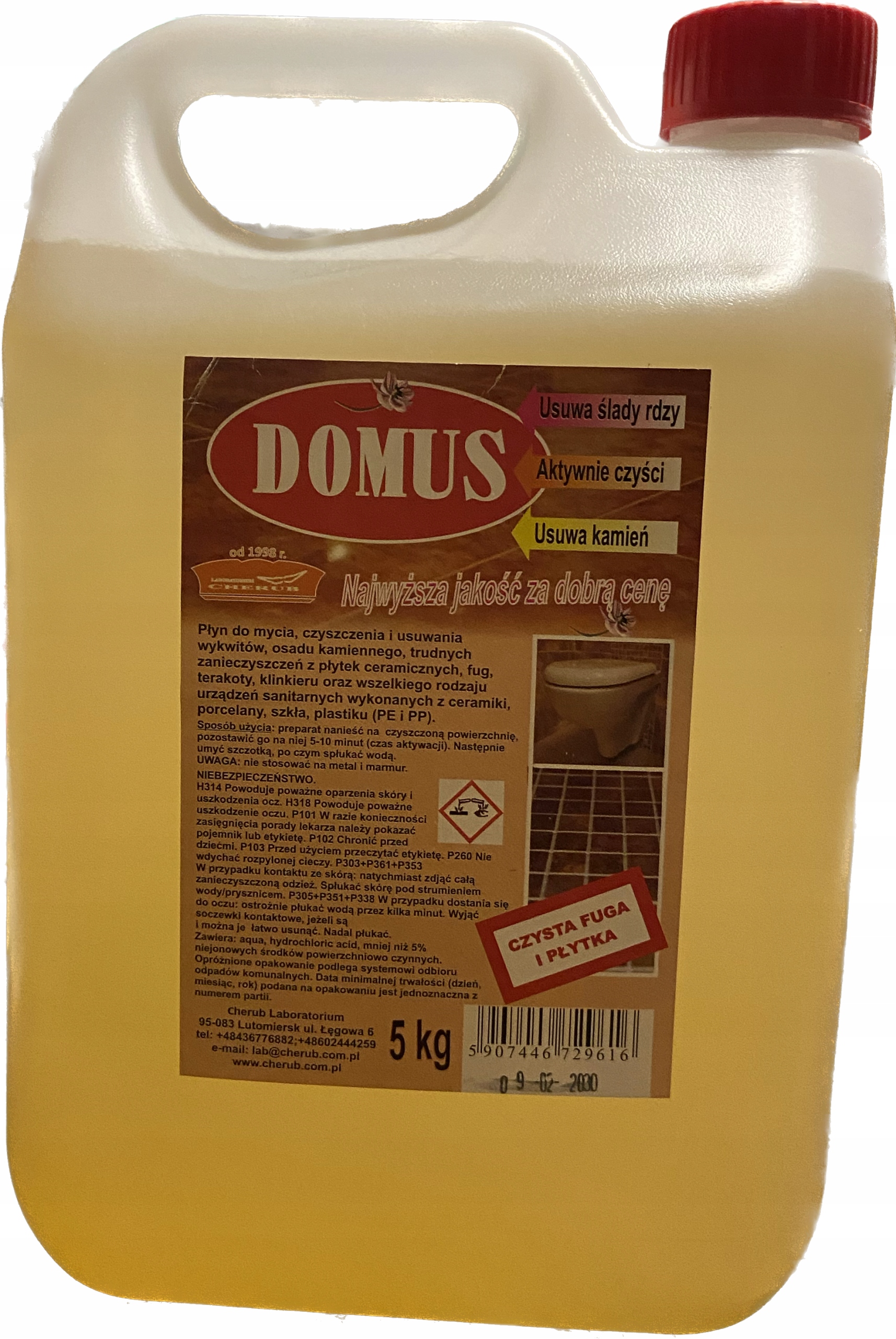 

Wc Domus Płyn Do Mycia Czyszczenia 5 Kg