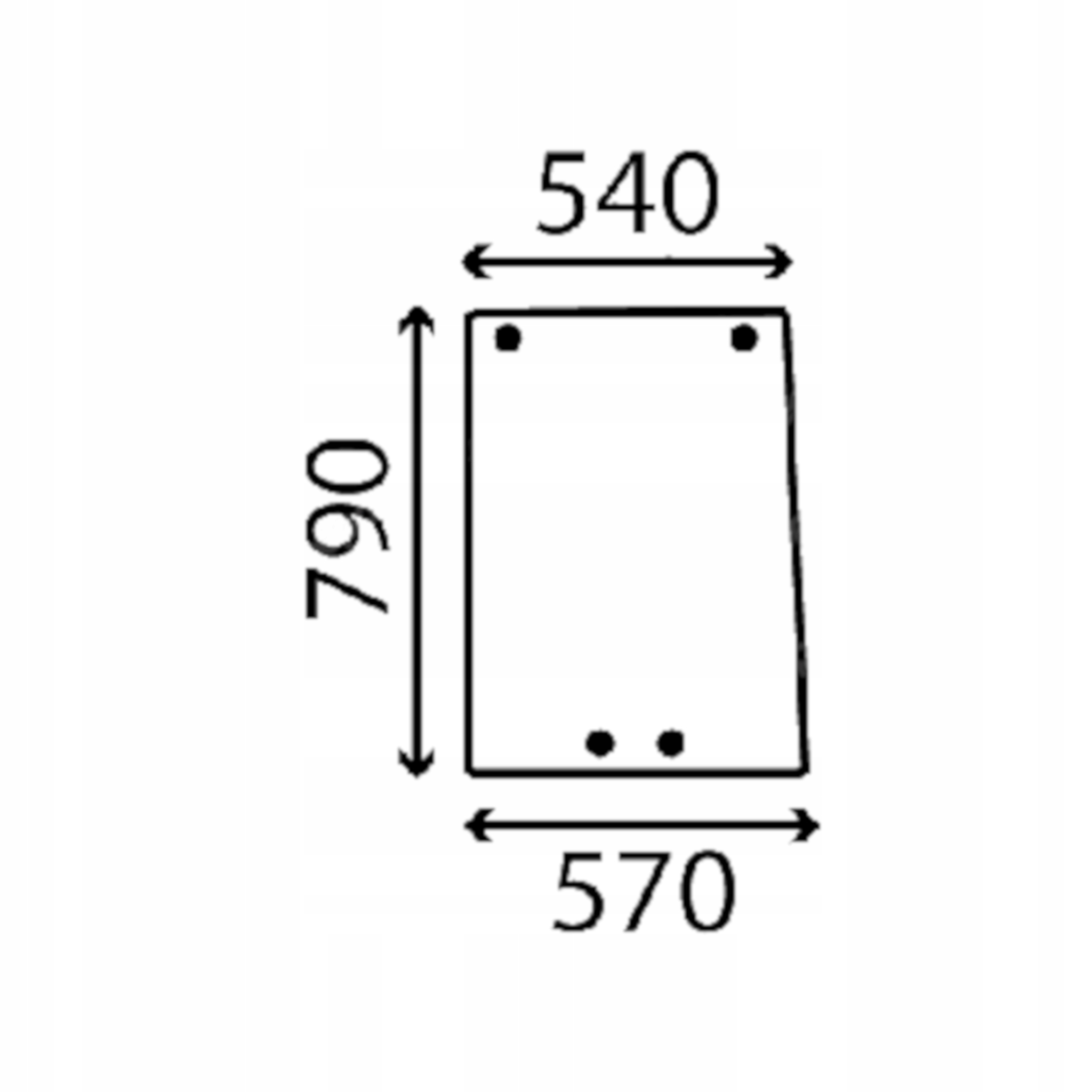 sklo Valmet boční otevírací V32718200