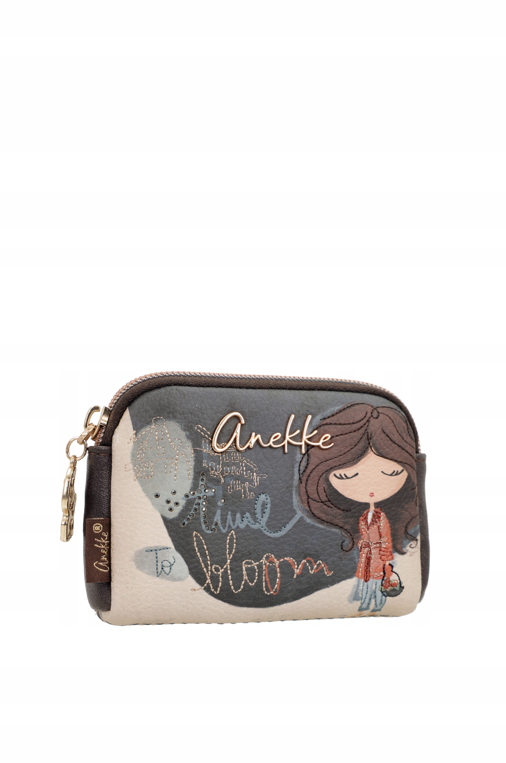 portfel damski Anekke 43709-018 Tulip etui na klucze saszetka portfelik