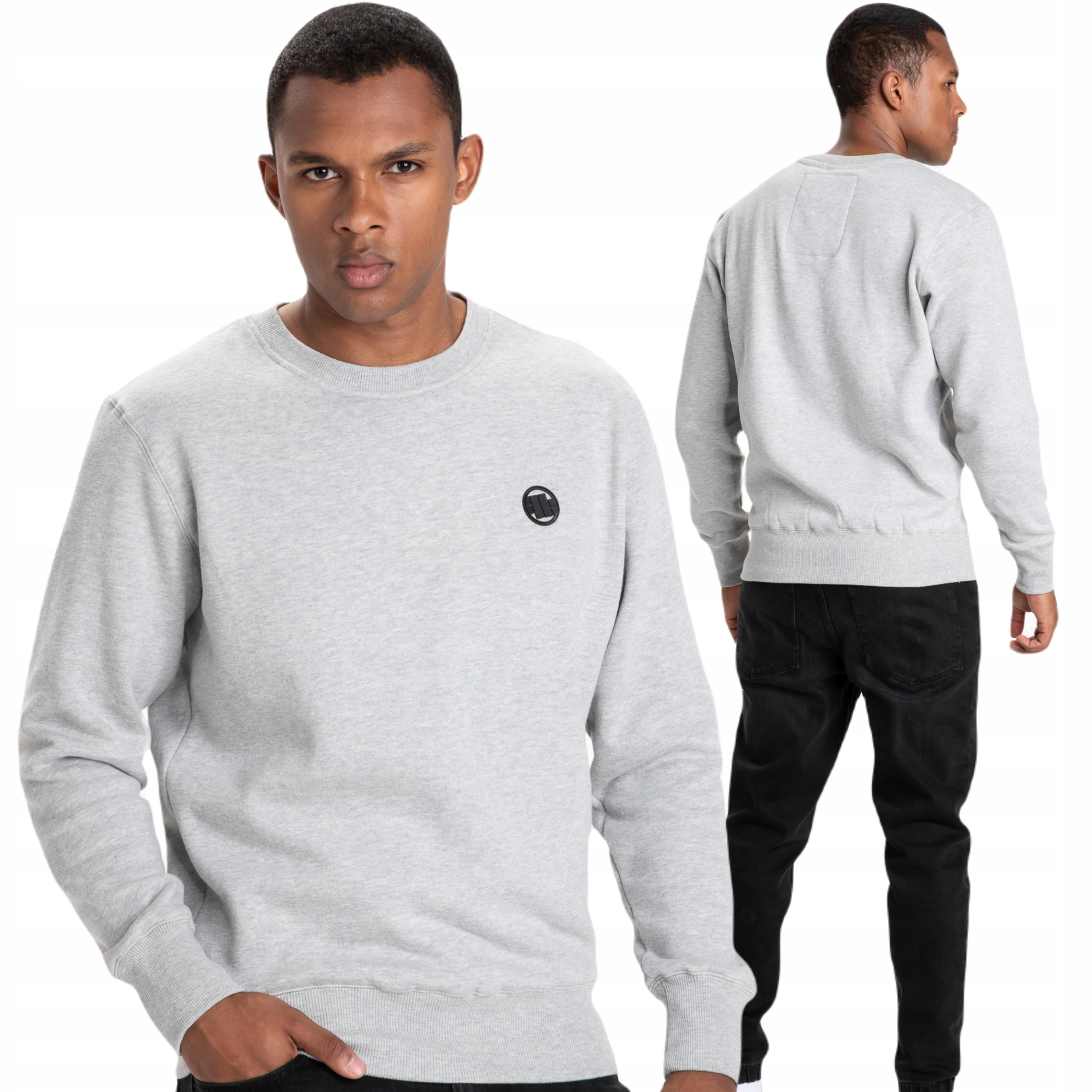 

Bluza Męska Pit Bull Small Logo Bawełniana Gruba L