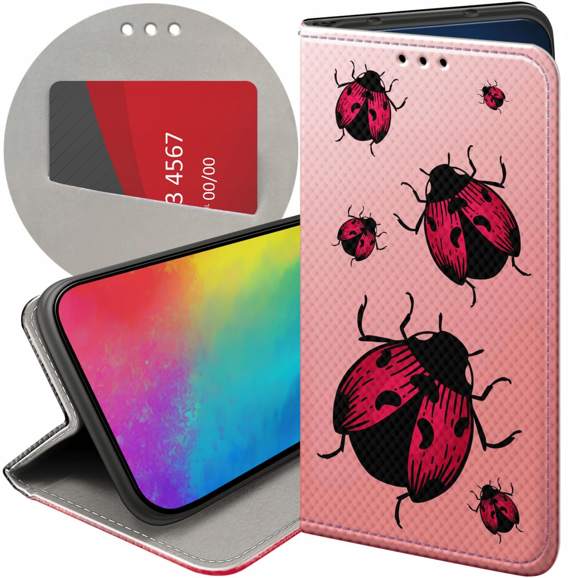 Etui Z Klapką Do Apple Iphone 13 14 Biedronka Z Biedronką Ladybug