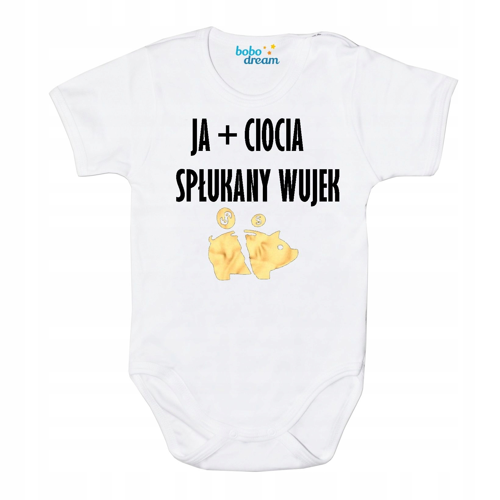 

Body niemowlęce skarbonka Ja+ciocia 68