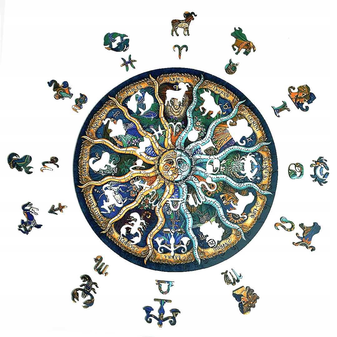 

Drewniane Puzzle Wooden Układanka Zestaw L