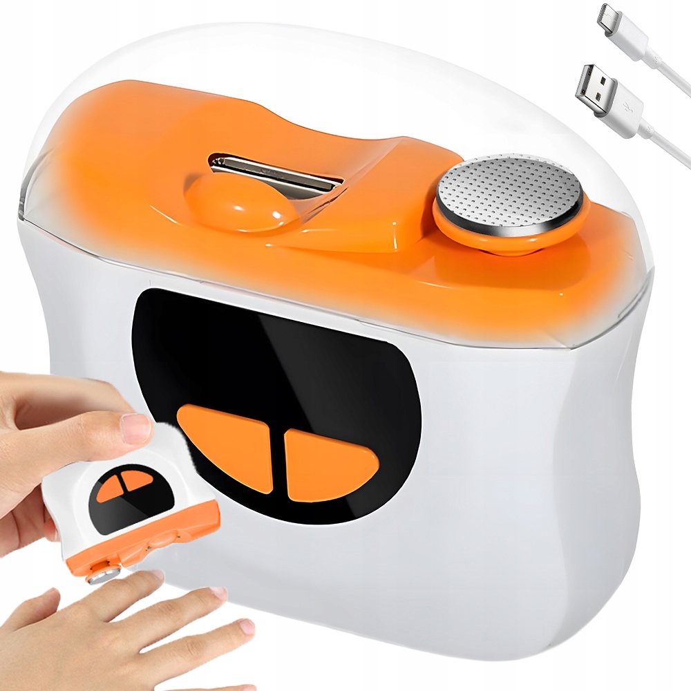 Elektrický Odstřihovač Nehtů Bruska Zastřihovač Pilník Usb