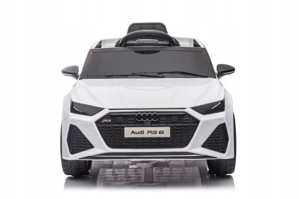 Pojazd na Akumulator Audi RS6 BRD-2118 Biały Lean Cars