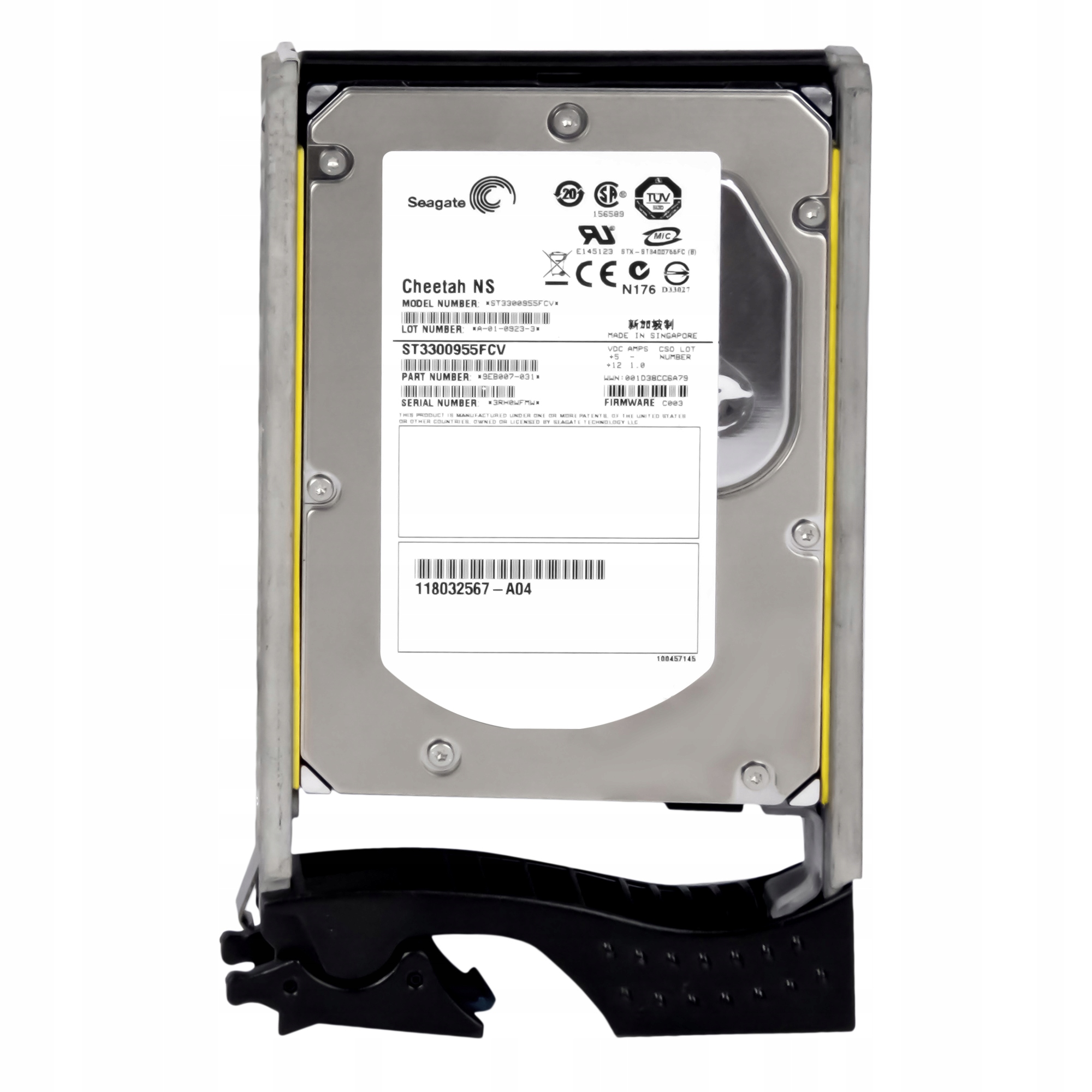 Emc 118032567-A04 300GB 10K Fc 3,5'' ST3300955FCV
