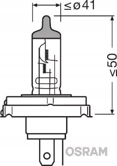 

Osram Żarówka cokołowa 60/55 W 64198SB