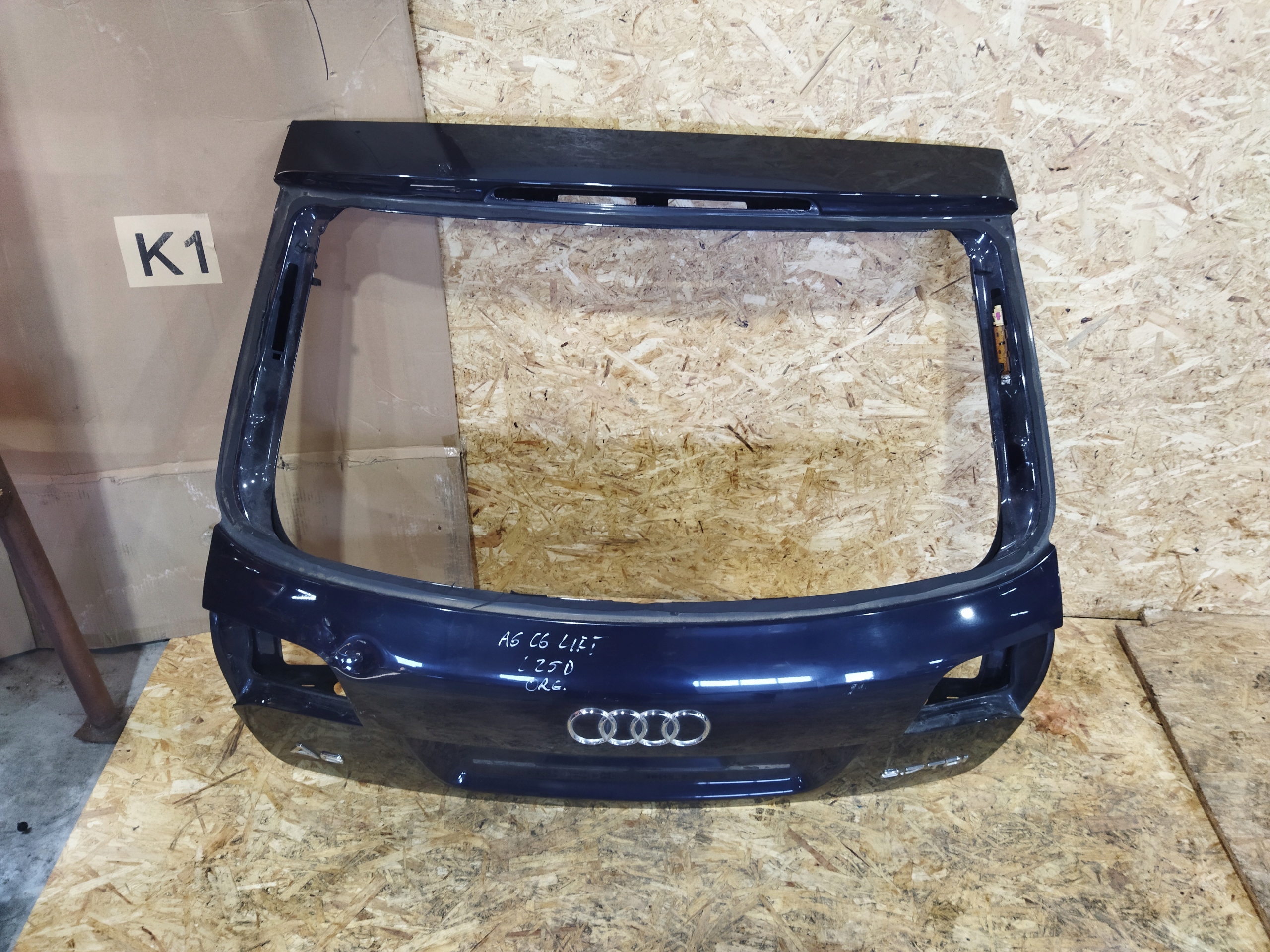 boot door AUDI A6 C6 LIFT AVANT KOMBI LZ5D ORG