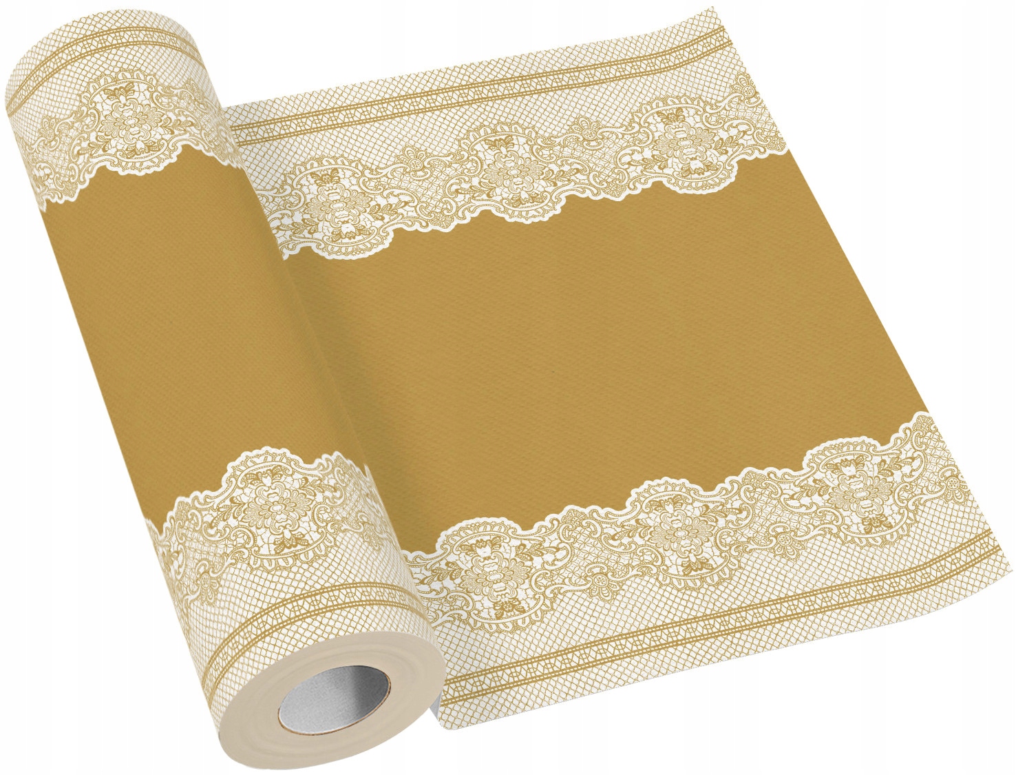 

Bieżnik Flizelinowy Koronka Złoty 24M-8383