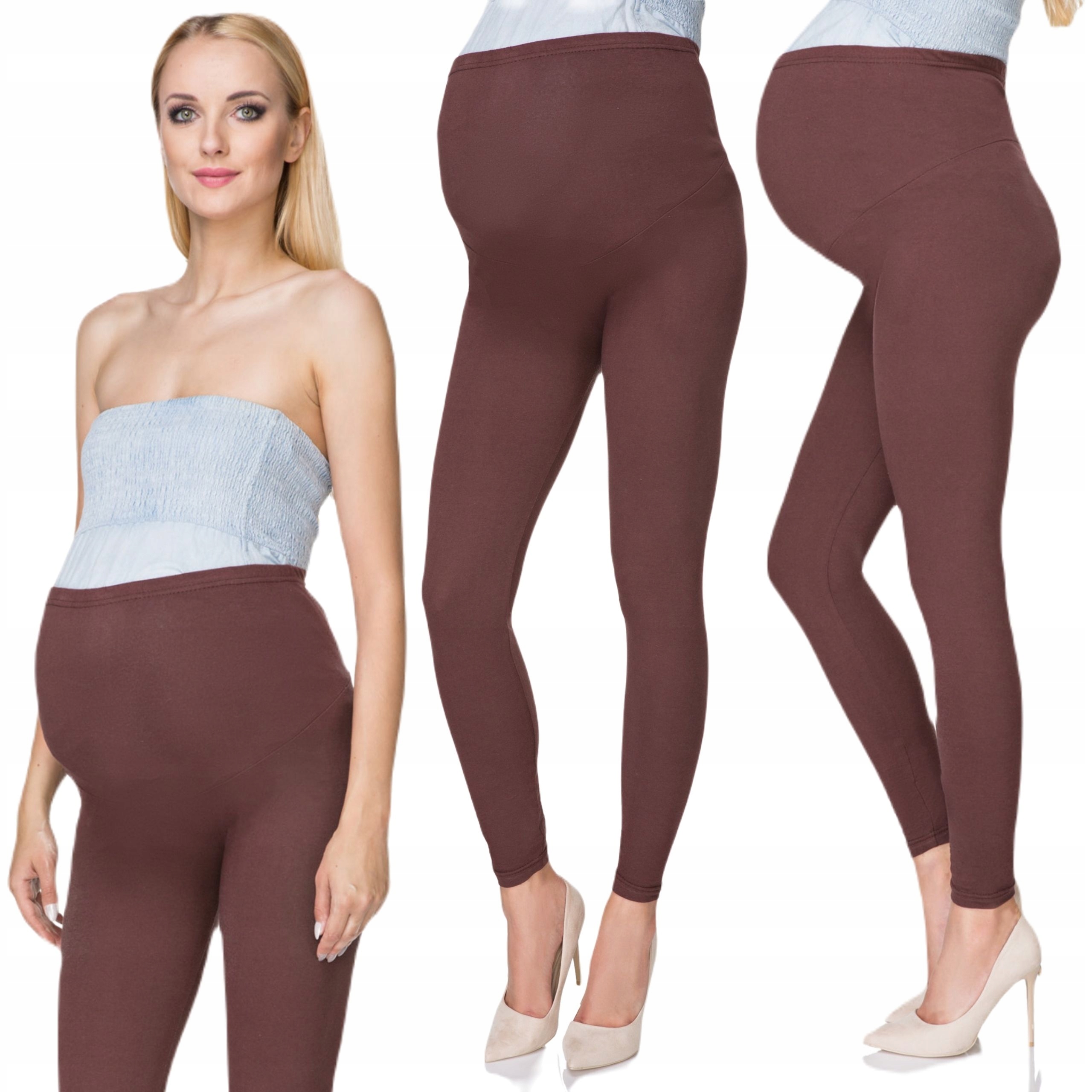 

Legginsy Ciążowe Bawełniane Długie Getry XXXL