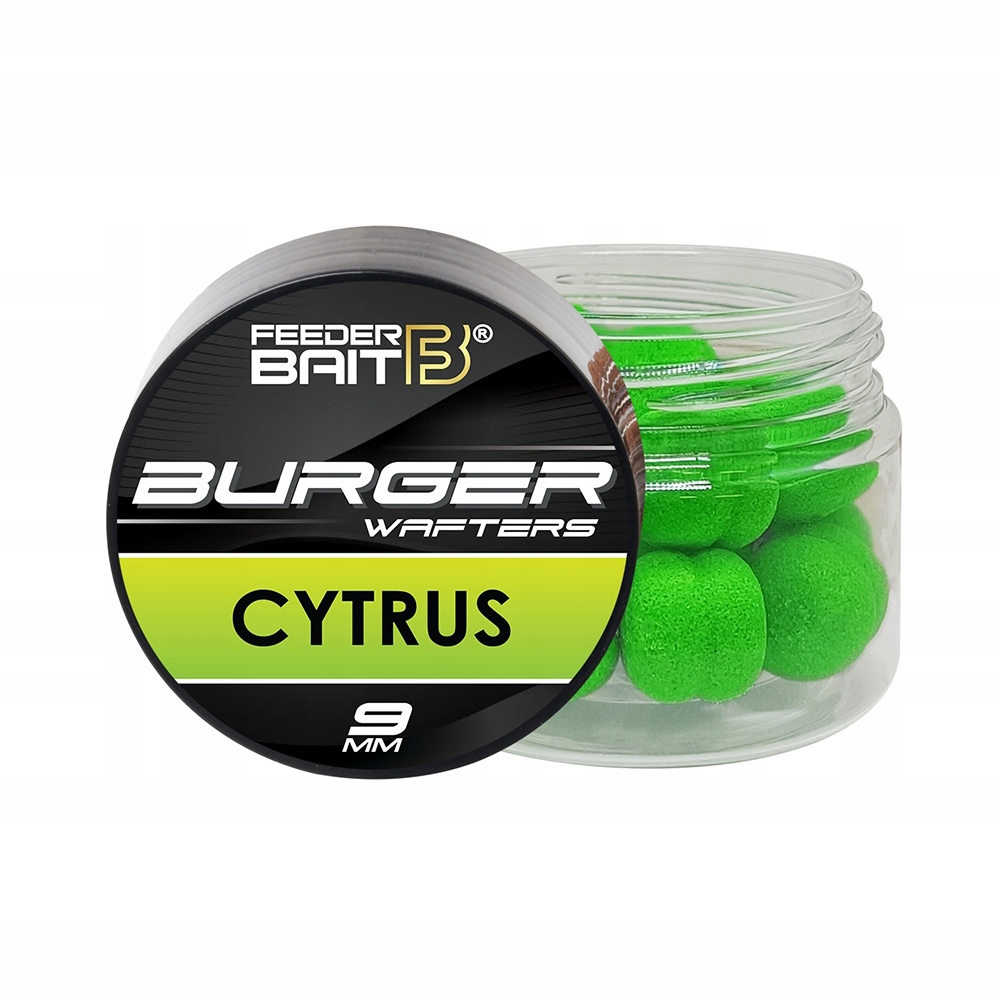 Feeder Bait Wafters Burger 9 mm Cytrus