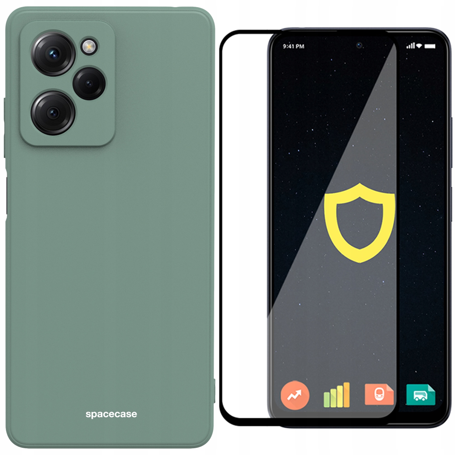 

Etui Do Poco X5 Pro 5G Spacecase Pełne Szkło