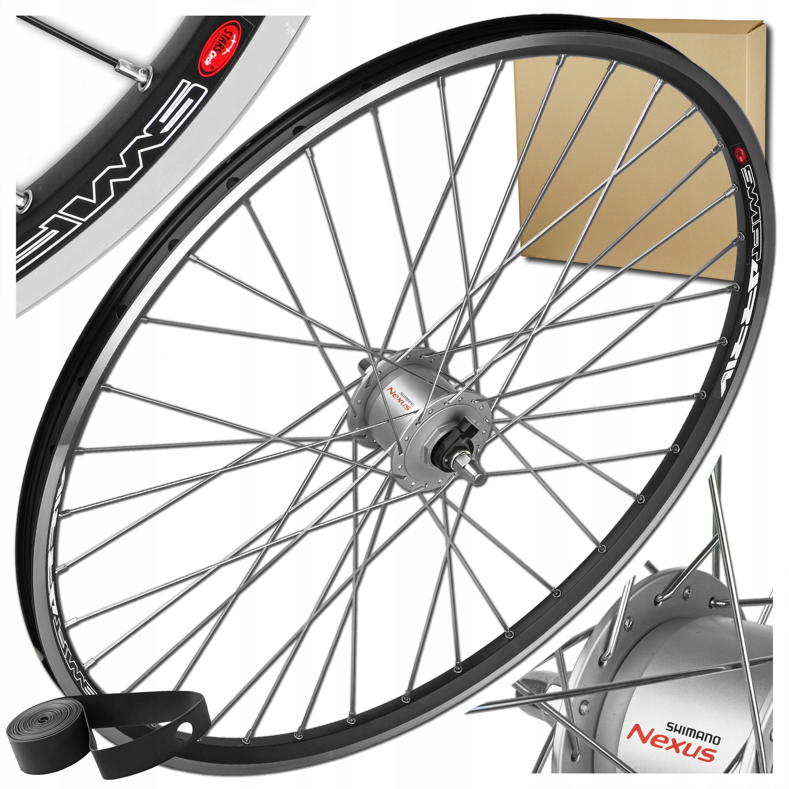 Przednie Koło Rowerowe 28" 622x19 Shimano Nexus Z Dynamem Prądnica Nitowane