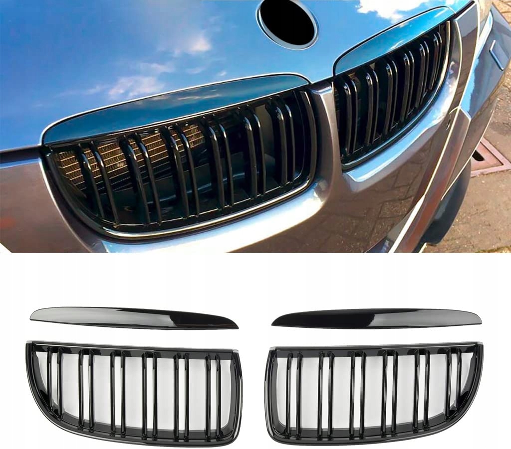 

Grill Nerki Bmw E90 E91 05-08r Mpakiet Black Piano