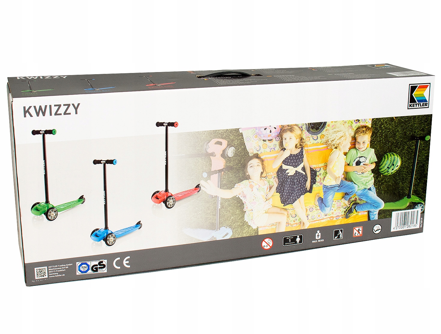 KETTLER NIEMIECKA HULAJNOGA TRÓJKOŁOWA BALANSOWA Hamulec tak