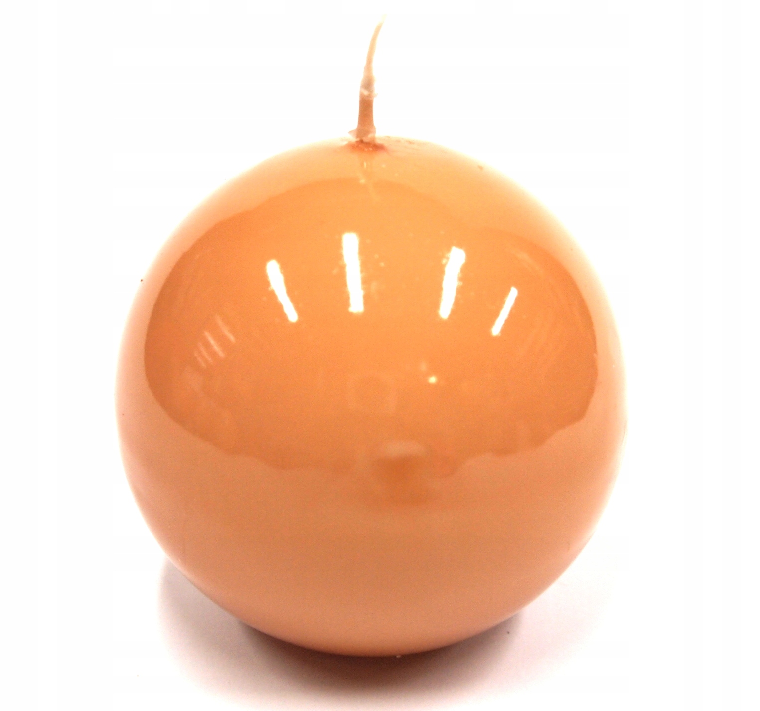 

Świeca Kula Połysk 80 mm Beż