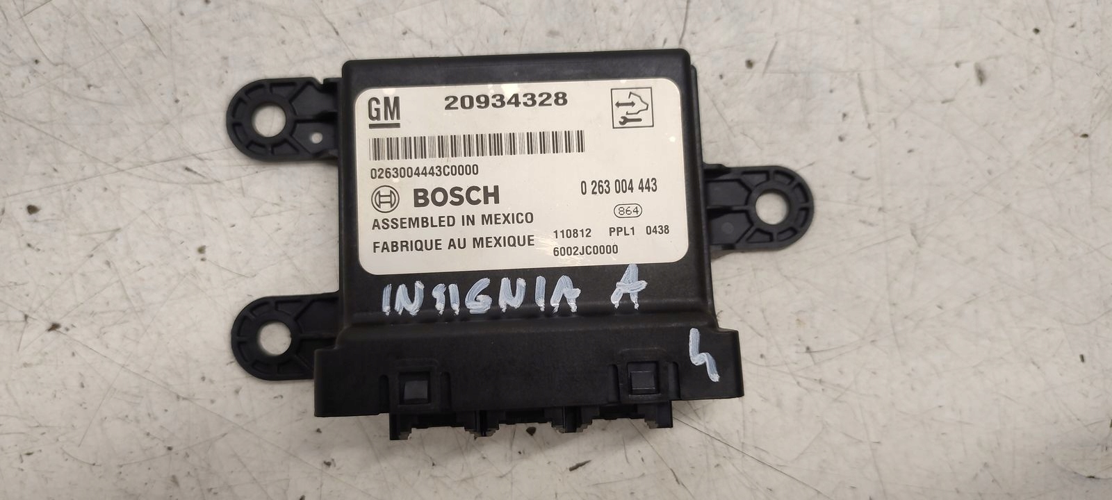 modulo PDC parcheggio Opel Insignia 2,0 CDTI HB