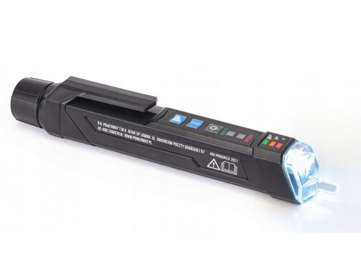 Bezdotykowy tester napięcia 12V / 48V - 1000V Marka Powermat