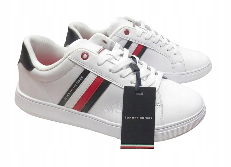 Tommy Hilfiger Sportovní Boty FM0FM04921 Kožené Tenisky vel. 44