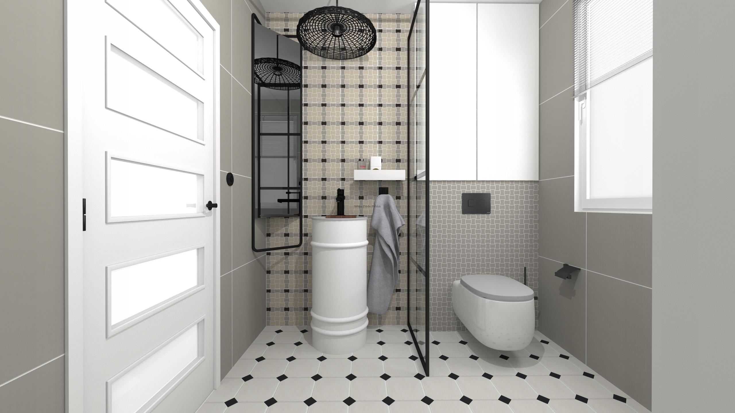 Modern bianco str. 19,8x19,8 Paradyż - gres Typ gres