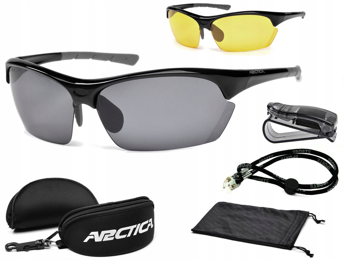 Brýle Arctica S-312 Polarizace Sluneční Cyklistické Výměnné Skla